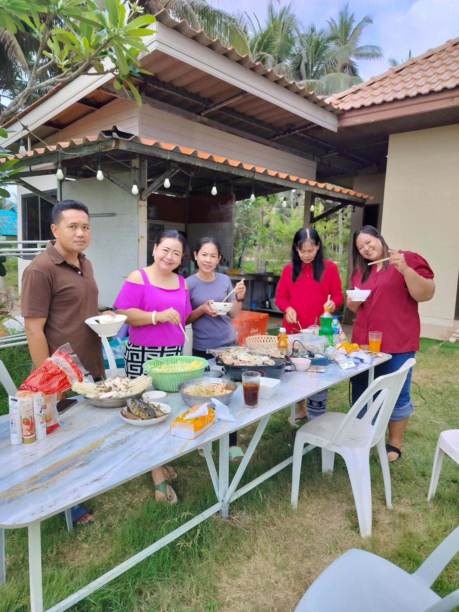 Baan Be Beach Lang Suan Bagian luar foto